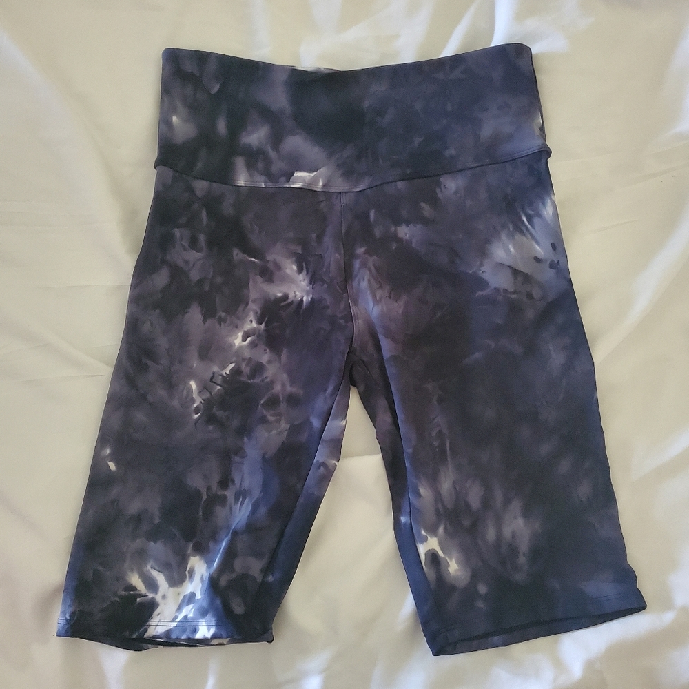 Tie dye biker shorts
